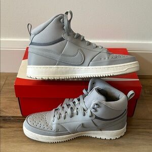 Nike Gray High-Top Sneakers